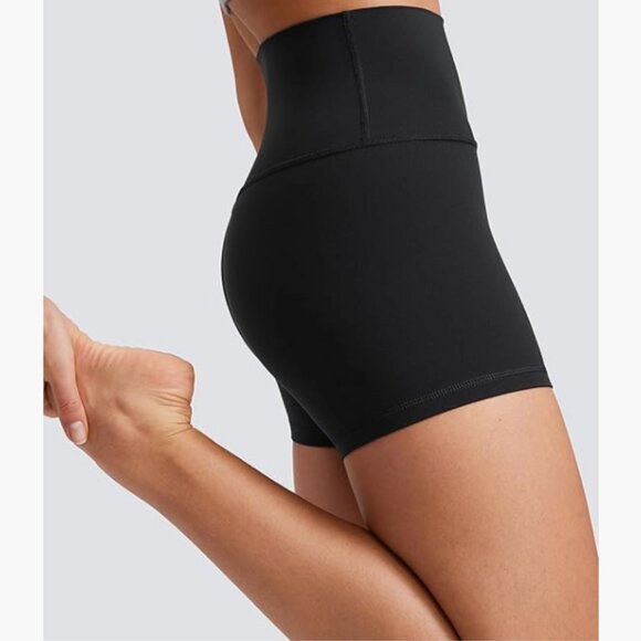 CRZ Yoga Butterluxe Yoga Shorts Black 3” Inseam - Picture 3 of 11